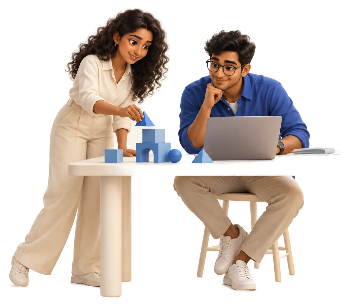 Two developers building something together